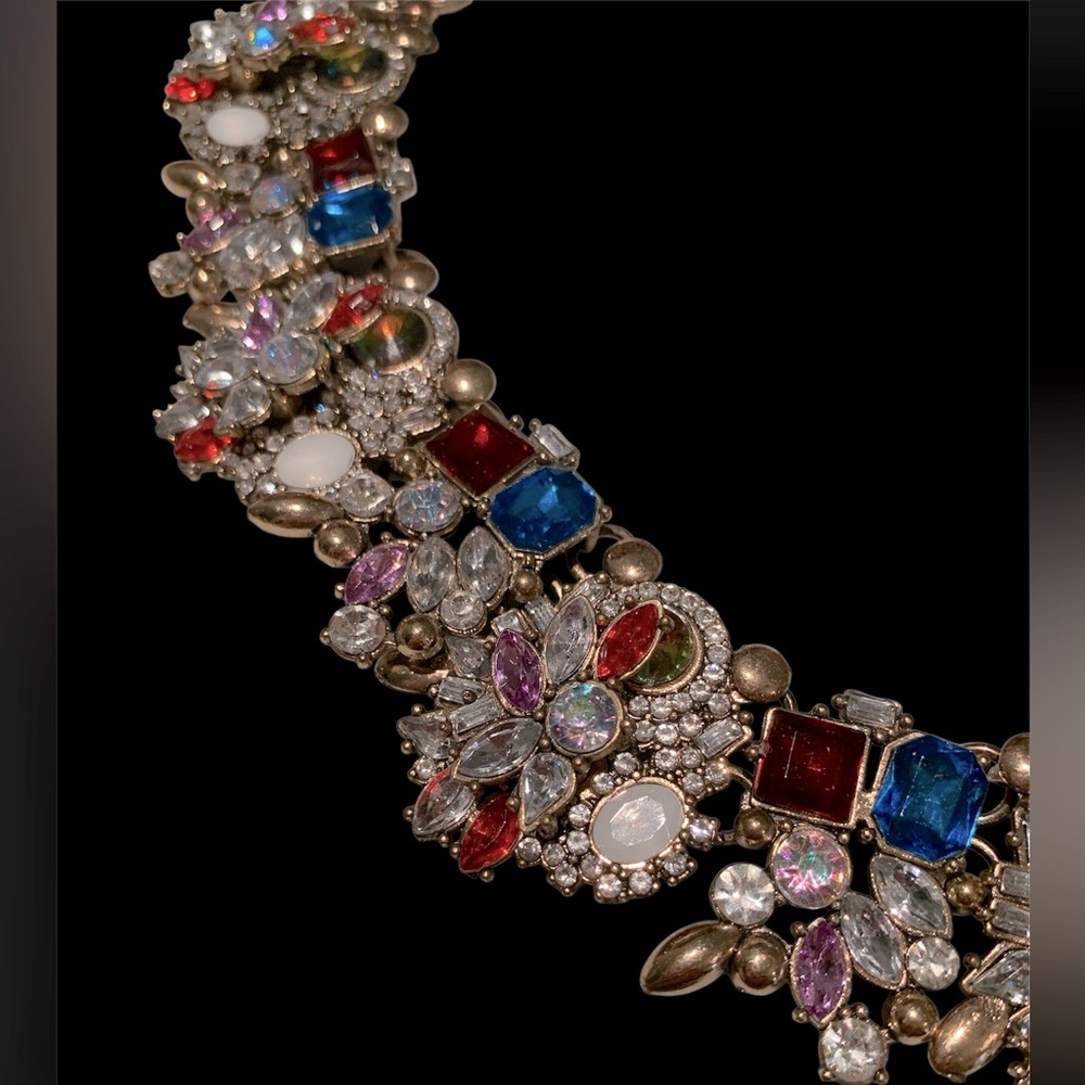 🩷COLORFUL GLASS CRYSTAL NECKLACE🩷 - Picture 3 of 4